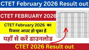 CTET February 2026 Result out - Check now link here